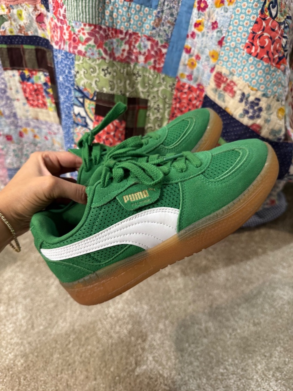 Green Puma Sneaker